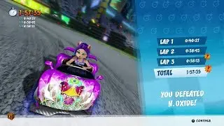 CTR Nitro Fueled - Oxide Time Trial #5: Slide Coliseum (1:57:35)