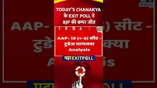 Delhi  Exit Poll 2025 : Today&rsquo;s Chanakya के Exit Poll ने BJP की बम्पर जीत