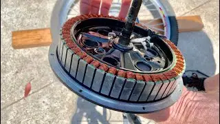 How to open an eBike hub motor on an electric bicycle