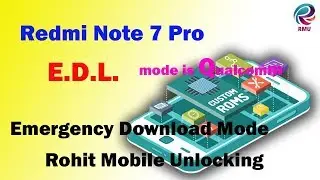 Redmi Note 7 Pro EDL Mode | Qualcomm Emergency Download Mode Access | Test Point + Cable Method