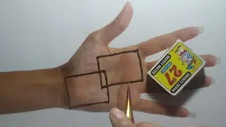 Match box trick mehedi design/machis ke help se mehedi design/#mehndi ,#mehndidesign ,#trick #viral