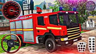 Red Fire Rescue || Mega Truck Simulator Games 3D Android Gameplay