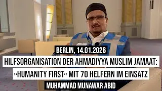 14.01.2026 #Blackout Berlin 70 Helfer im Stromausfall: Hilfsorganisation der Ahmadiyya Muslim Jamaat