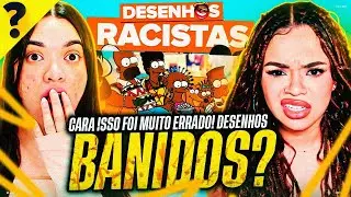 MOMENTOS RACISTAS NOS DESENHOS ANIMADOS | Voc&ecirc; Sabia | Nat e Vic MV [REACT]