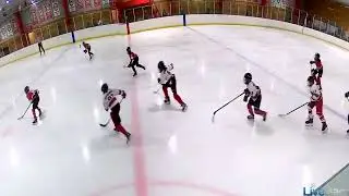 Landon break away goal shot top corner