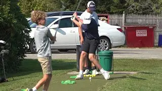 Maranacook boys golf shooting for Class C State Championship