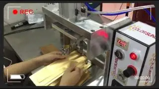CSM02 Semi Automatic Coffee Valve Applicator Machine