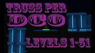 Truss Per Difficulty Chart Obby Levels 1 through 51 with Faugaun in Roblox