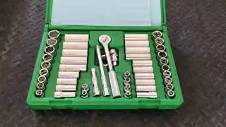 SK Professional Tools 3/8-inch, 49-piece socket set.
