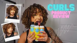 Curly Hair Routine for Defined Curls | Curls Blueberry Bliss + Creme Br&ucirc;l&eacute;e Review!