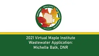 Wastewater Application: Michelle Balk, DNR