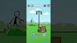 stickman thief lavel 11 😅 #shorts