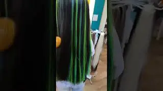 Цветные волосы без окрашивания