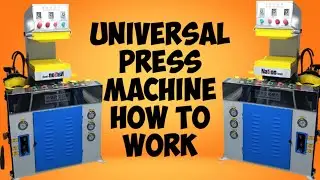 How To Work Universal press machine/footwear machinery sole press machine