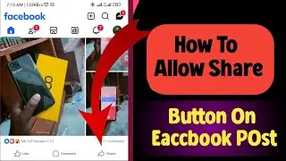 How To Allow Share Button On Facebook Post 2025 | Enable  Share Button on Facebook