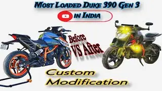 Ultimate KTM Duke 390 Gen 3 Transformation: From Stock to Superduke😈💀 || 2024 @ak_vloggs