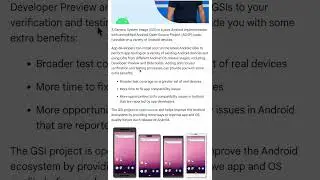 Generic System Image - GSI in Android