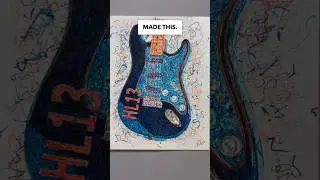 Guitar Commission! #commissionart #commissionartwork #commissiondrawing #guitarart #guitardrawing
