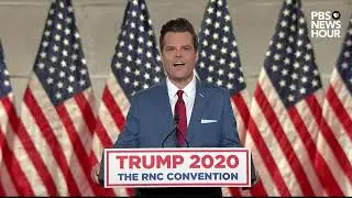 WATCH: Matt Gaetz&rsquo;s full speech at the Republican National Convention | 2020 RNC Night 1