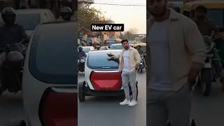 Delhi SHOCKED 😱 New EV Car With Mind-Blowing Features! #DelhiEV #ElectricCar #FutureCar