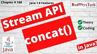 Java 8 Stream concat Example in Eclipse | Stream API | Hands-On Coding | Java Tutorial|Red9SysTech