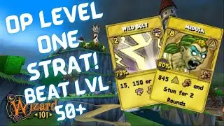 Wizard101 PvP: OP Level One Strategy! Destroy High Levels!