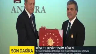 12.cumhurbaşkanı Recep Tayyip Erdoğan Abdullah G&uuml;le Devlet Şeref Madalyasıtaktı 28.08.2014
