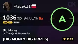 [11.27⭐] Relax | Placek21 | The Quick Brown Fox - Big Money [BIG PRIZES] +HDDTRX 94.81% 1036pp 5❌