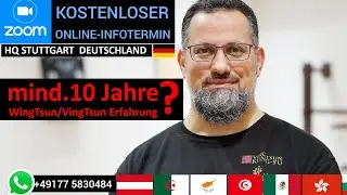 NEU❗ Meisterausbildung für WingTsun, VingTsun erfahrene. inkl. Doppelmesser, Langstock, Holzpuppe