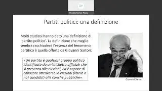 I partiti politici