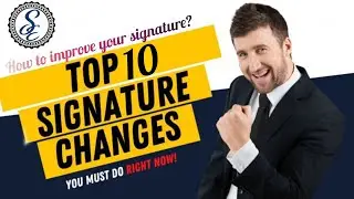 ✅ Top 10  Signature Tips | Improve Your Signature Style ✍️ | Signature Expert Secrets🧐 #calligraphy 