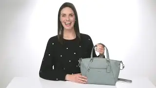 COACH Polished Pebbled Leather Prairie Satchel SKU: 9445993