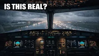 Extreme Realism A321 Landing Rain & Clouds No Mods