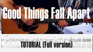 TUTORIAL FULL ver.-ILLENIUM, Jon Bellion - Good Things Fall Apart -guitar tutorial(full version)