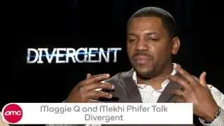 Maggie Q & Mekhi Phifer Talk DIVERGENT With AMC
