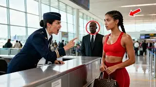 Flight Attendant Refuses Black Girl First Class — Not Knowing Her Father Owns the Airline...