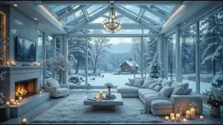 Frozen Outside, Warm Inside | 1-Hour Cozy Winter Cabin Ambience for Sleep & Focus