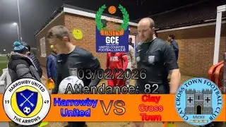 Harrowby United 0-7 Clay Cross Town, United Counties Premier Division North, 03/02/2026