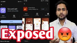 Secure Cash & Comet Rupee Harrasment&Blackmailing || Comet Rupee Loan App Exposed Real Or Fake 