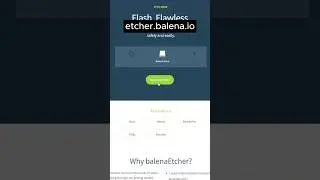 La forma mas rapida para crear un USB booteable desde una imagen ISO, Balena Etcher
