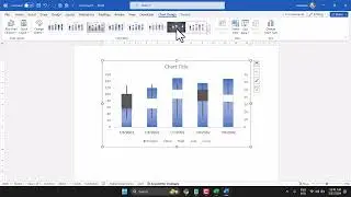 How to Create a Stock Chart in Word (Volume-High-Low-Close) | Create a Stock Chart in Word