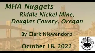 Riddle Nickel Mine, Douglas County Oregon