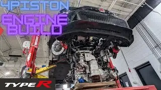 FL5 Civic Type R Built 4Piston Engine Build   4K