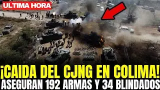 ¡CAIDA del CJNG en COLIMA! TOPONAZO del EJERCITO: ASEGURO 192 ARMAS y 34 BLINDADOS del TIGRE