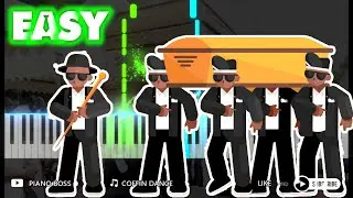 Coffin Dance 🎹 EASY Piano Tutorial 🎹 PIANO BOSS