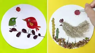 Beautiful Leaf Craft Ideas | Leaf Art Kids Can Make