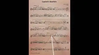 Captain's Quarters by Adam Saunders piano accompaniment at rehearsal speed