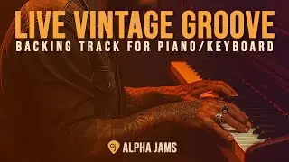 🎹 Groovy Psychedelic Blues in A Minor &bull; Piano / Keys Backing Track &bull; 82 BPM (Live Jam)