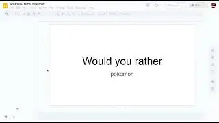 Pokemon would you rather part 1