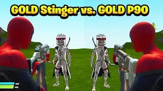 Gold Stinger SMG vs. the Gold P90 😱